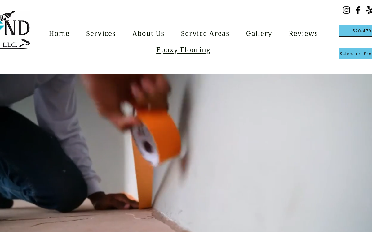 LGND Painting website screenshot
