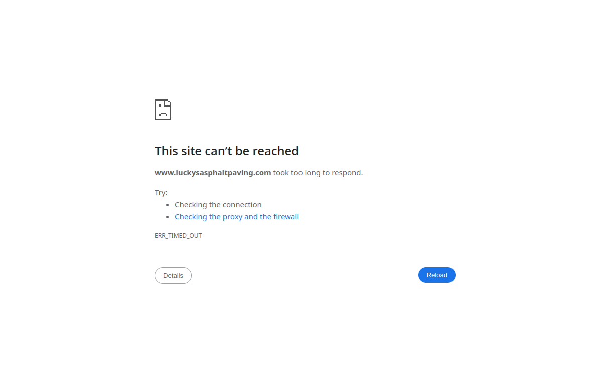 NA website screenshot