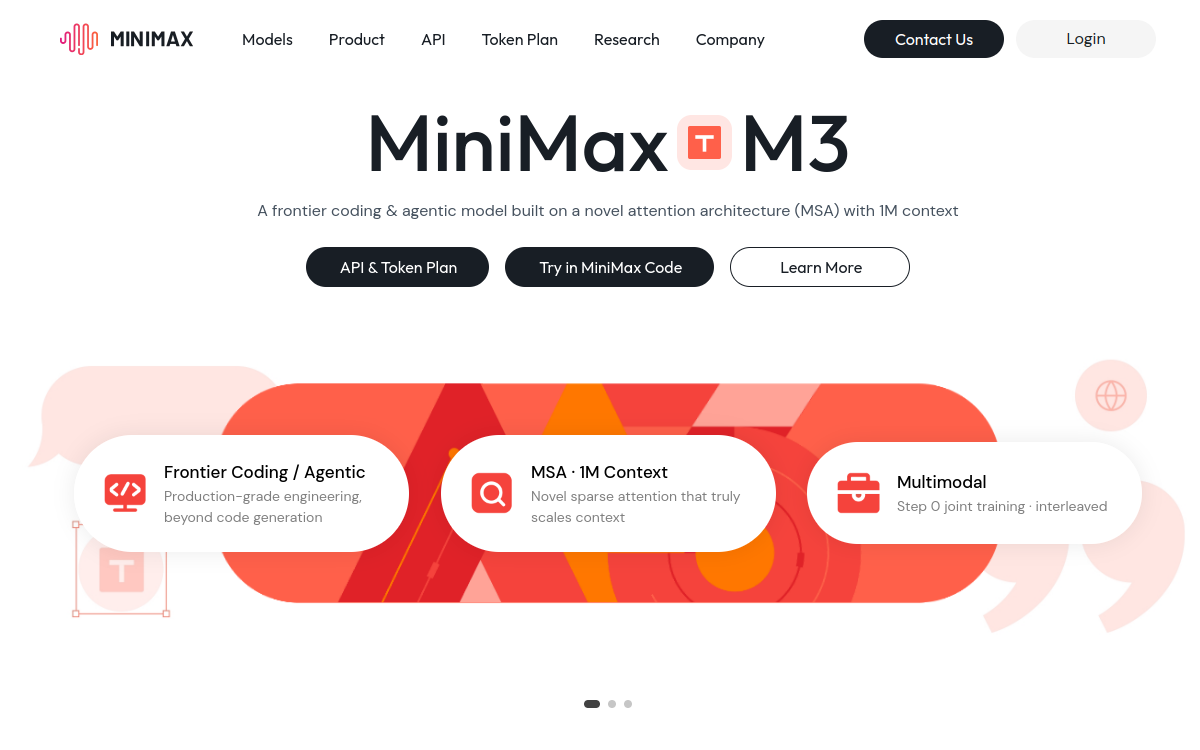 Captura de pantalla de MiniMax