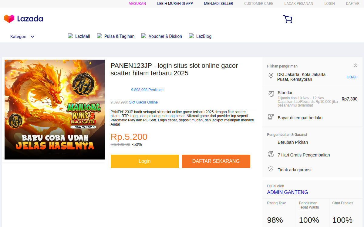 Neptune's Tropical Fish website screenshot