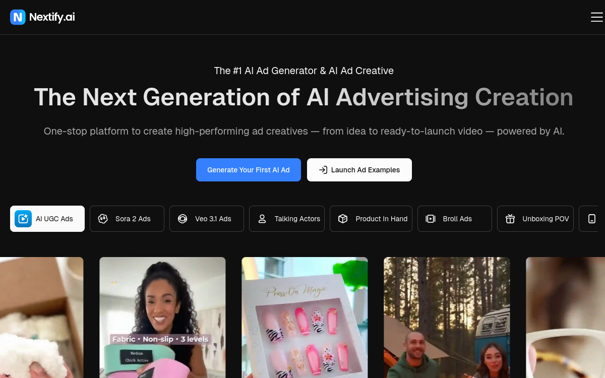 Captura de tela de Nextify AI