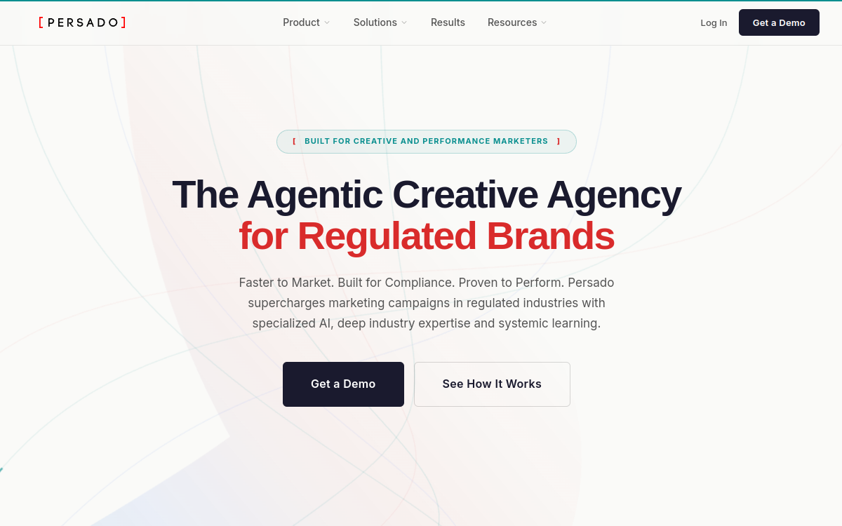 Persado website preview