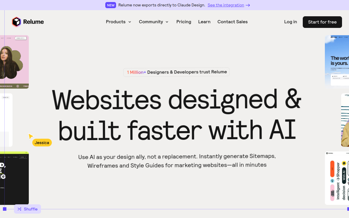 Relume website preview