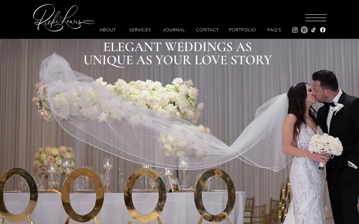 Ricki Lewis Events website screenshot