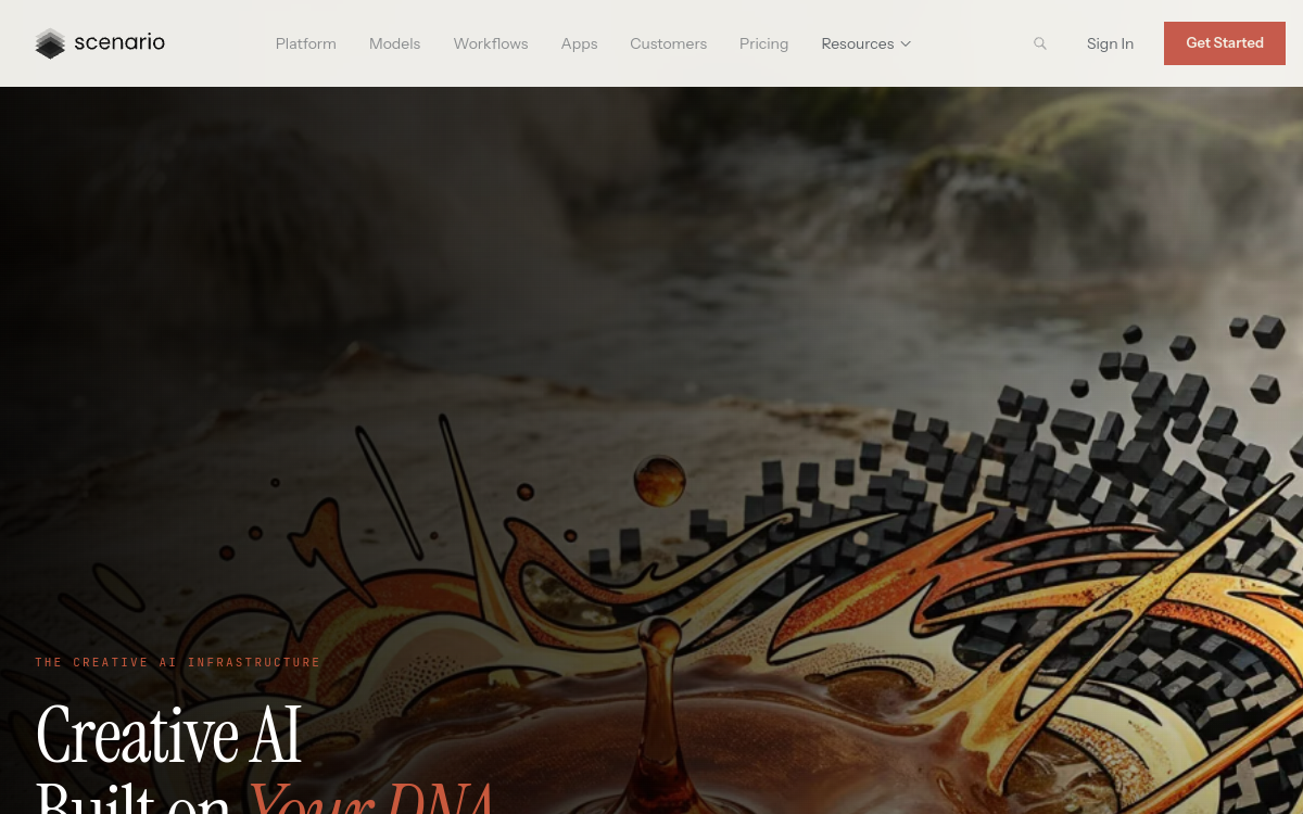 Scenario website preview