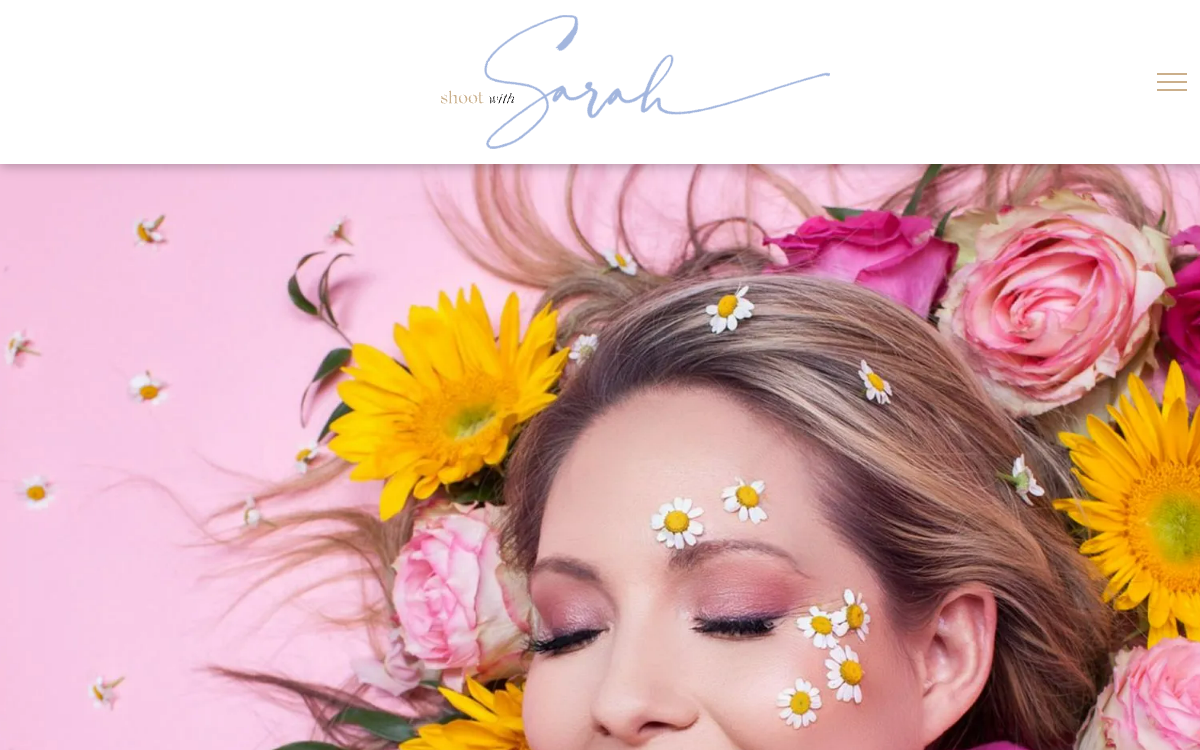 Sarah Lynn Photography website screenshot