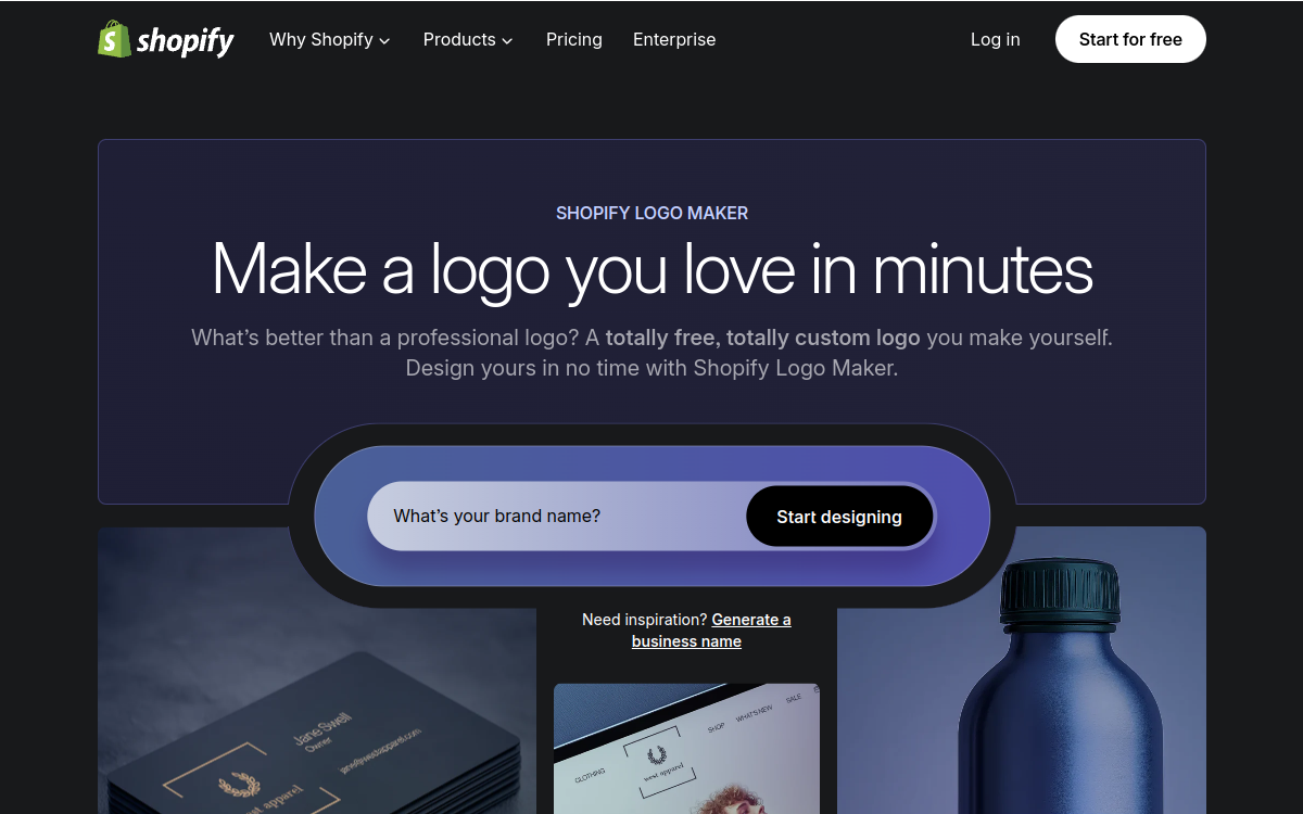 Hatchful website preview