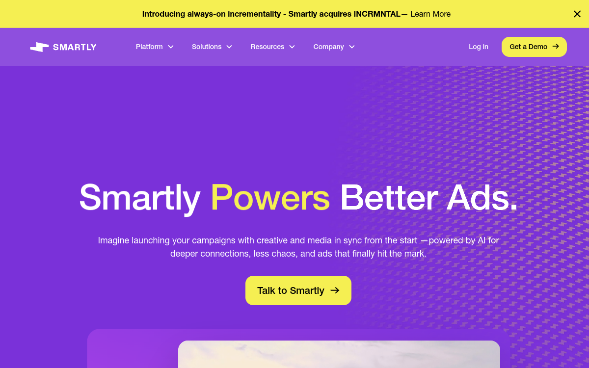 Smartly website preview