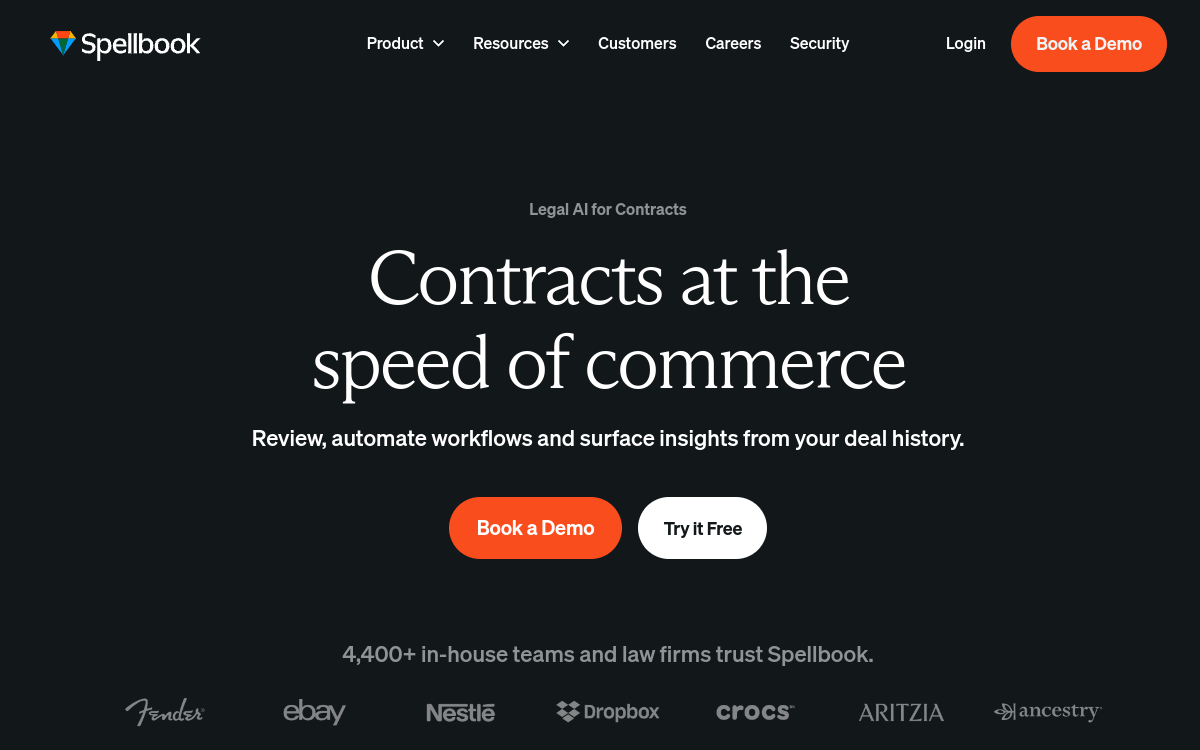 Spellbook website preview
