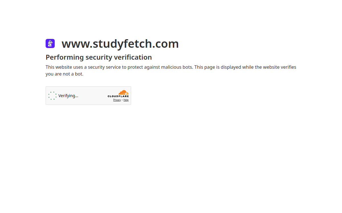 StudyFetch website preview