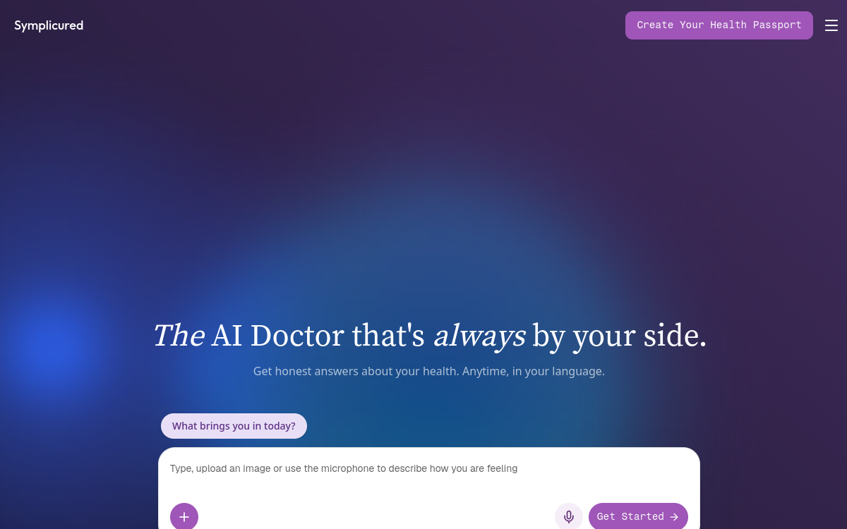Screenshot of Symplicured