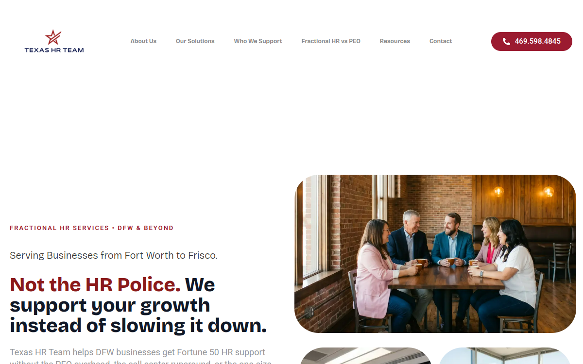 NA website screenshot
