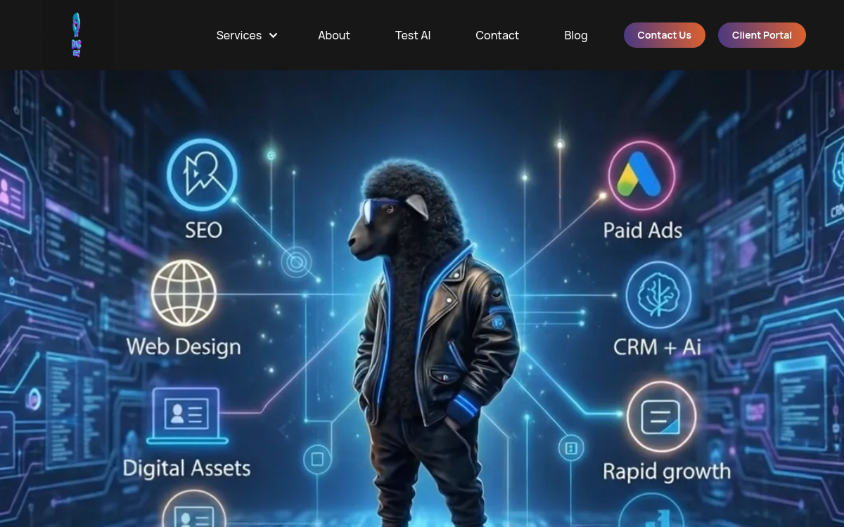 The Black Sheep Ai website screenshot