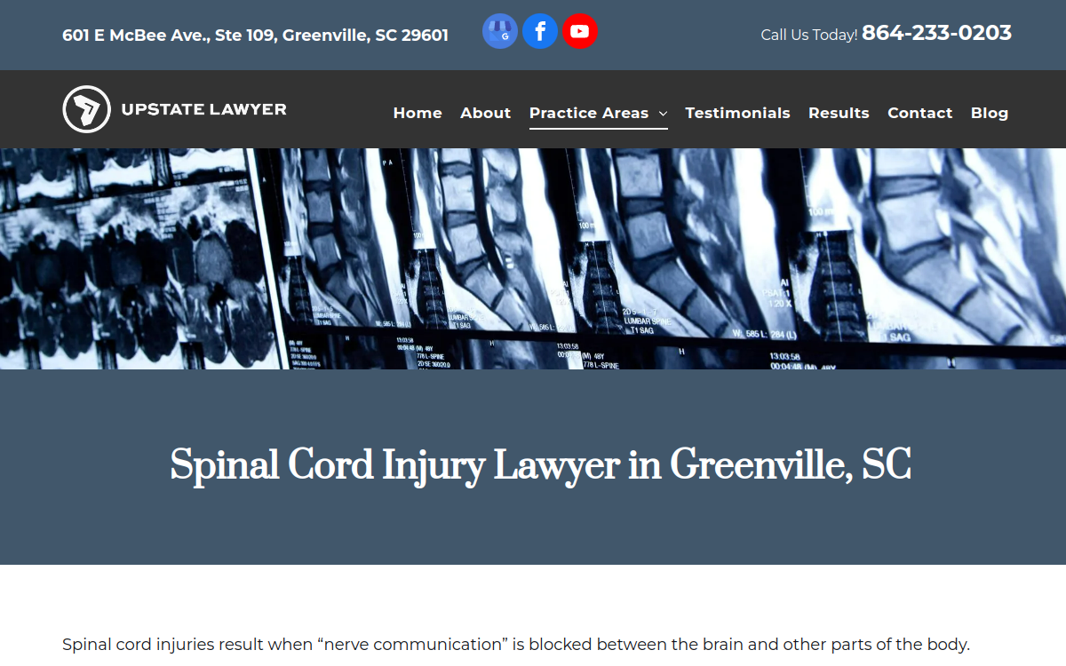 Churdar Law Firm website screenshot