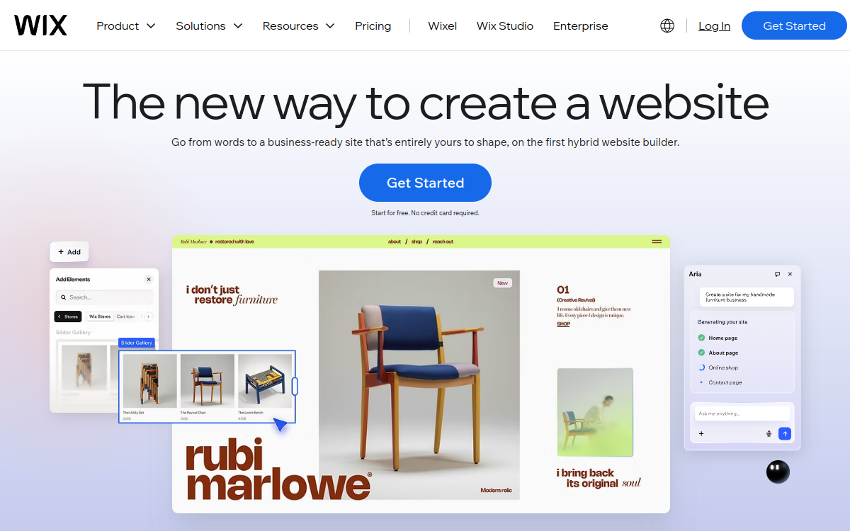 Wix ADI website preview
