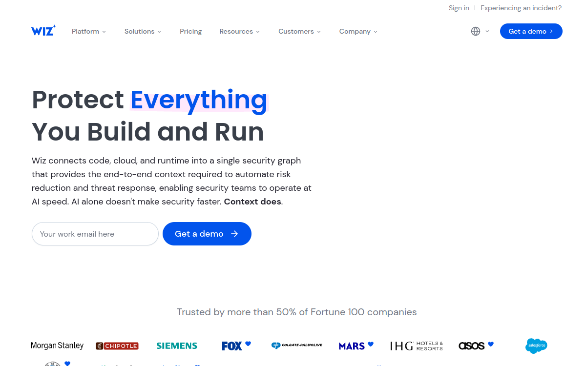 Wiz website preview