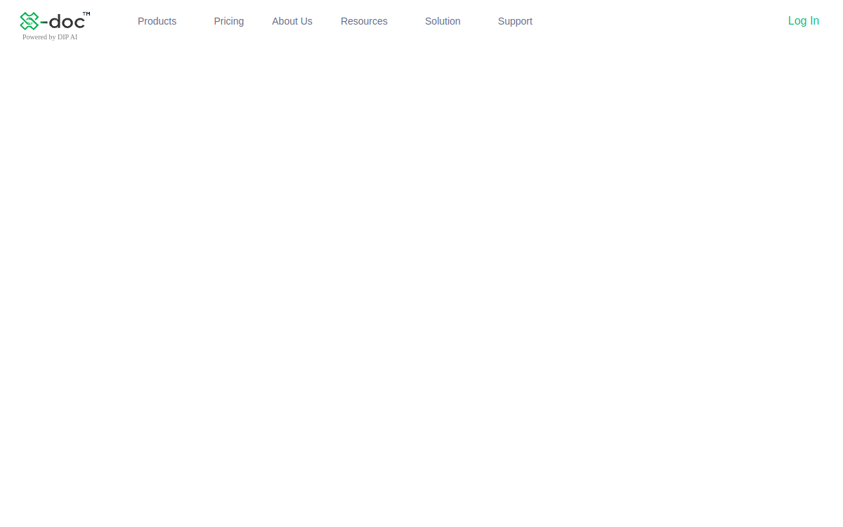 X-doc AI website preview