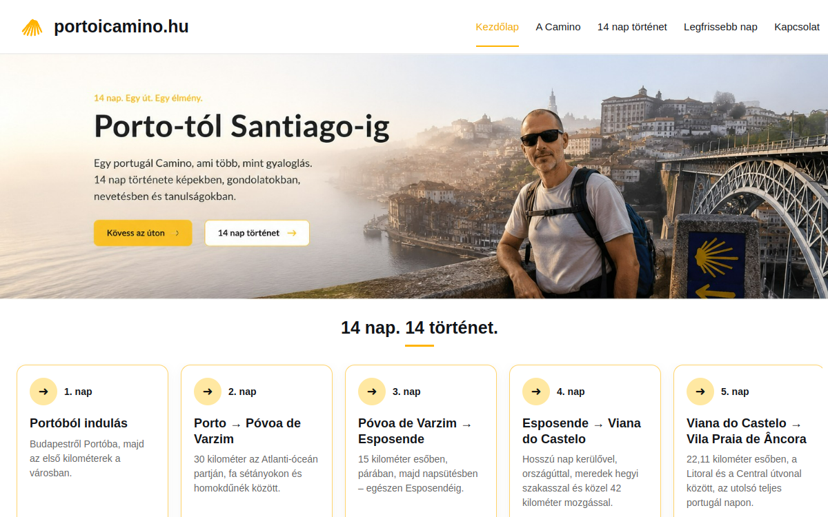 Portói Camino – portoicamino.hu valódi kezdőlap