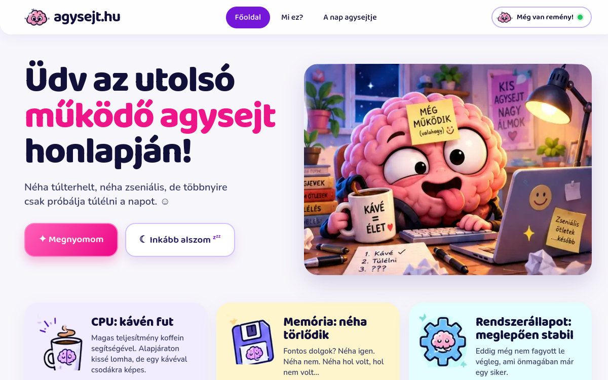 Agysejt.hu – agysejt.hu valódi kezdőlap