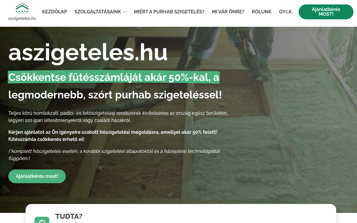 Aszigeteles.hu – aszigeteles.hu valódi kezdőlap