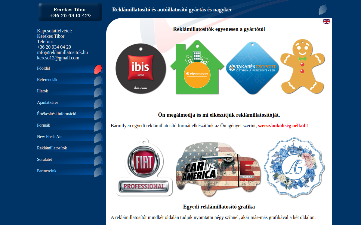 Reklámillatosítók.hu – reklamillatositok.hu valódi kezdőlap