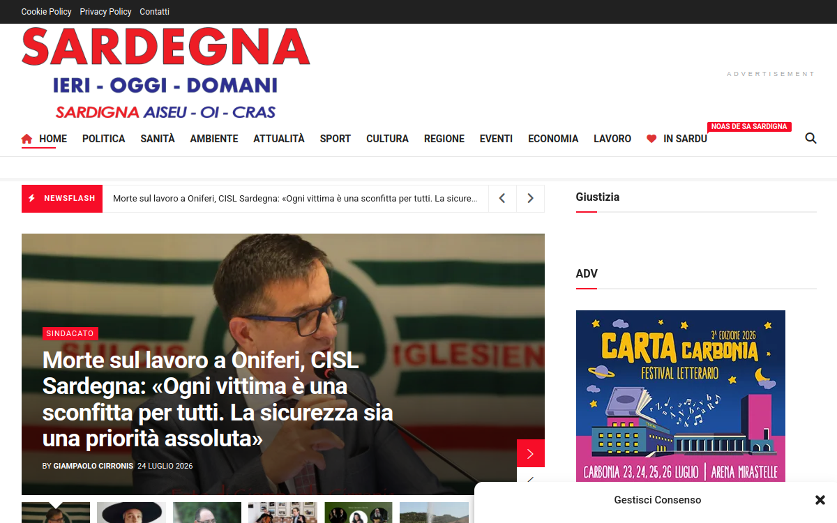 Sardegna Ieri Oggi Domani