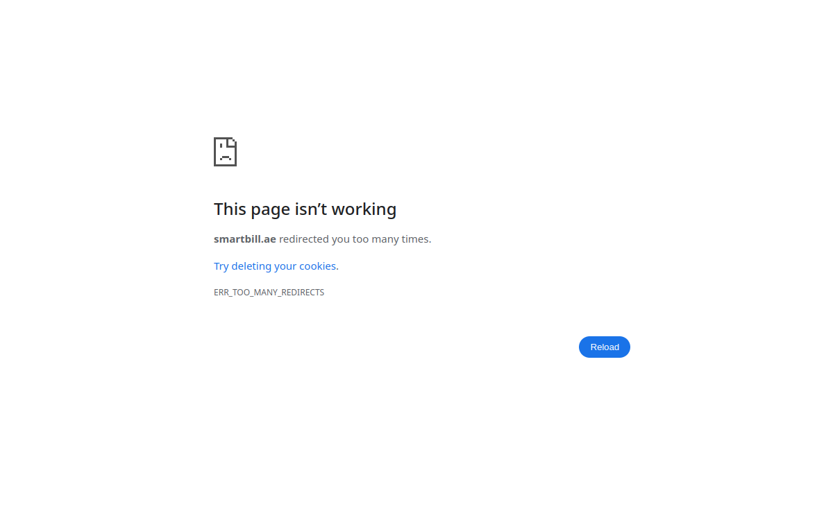 Smart Bill website preview