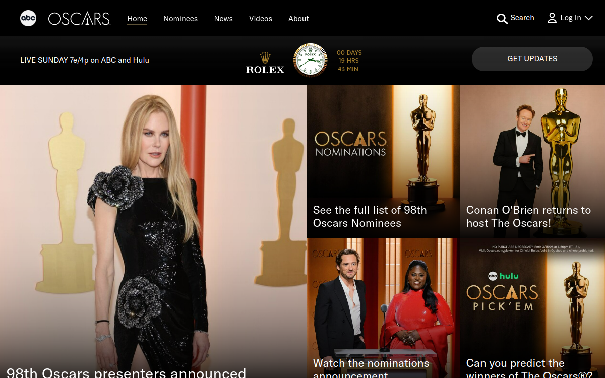 Oscar screenshot