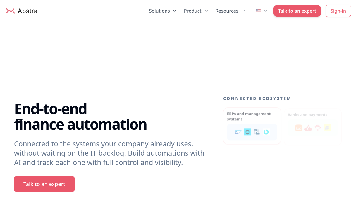 Abstra Workflows website screenshot