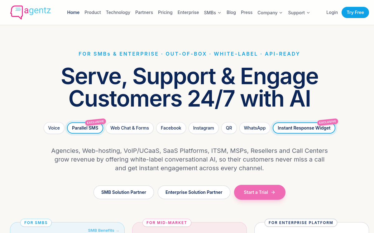 agentz.ai website screenshot