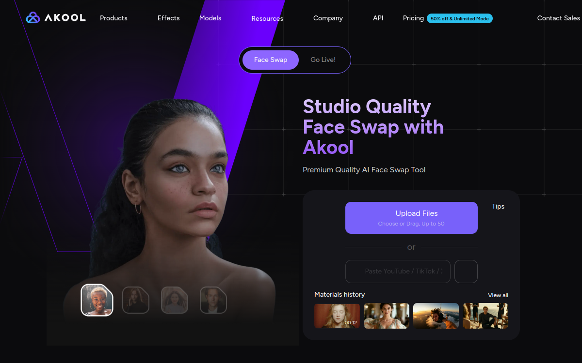 Akool Face Swap screenshot