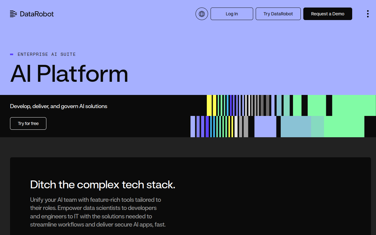Algorithmia website screenshot