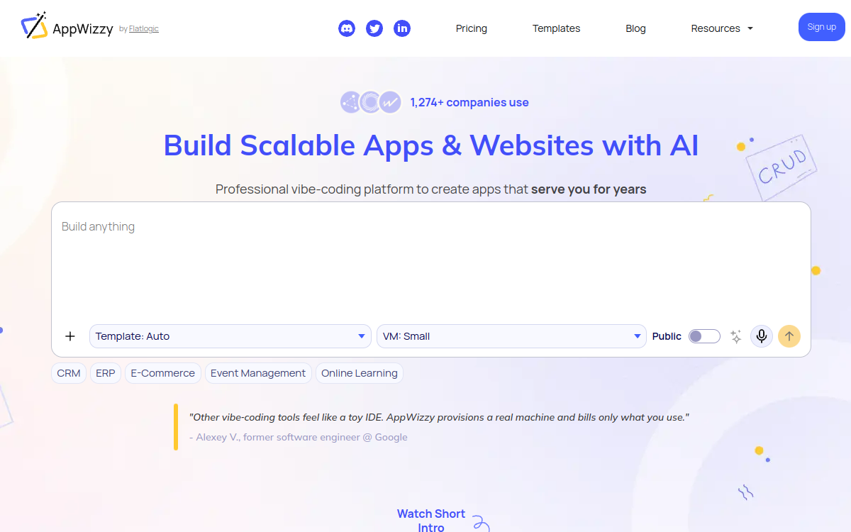 AppWizzy website screenshot