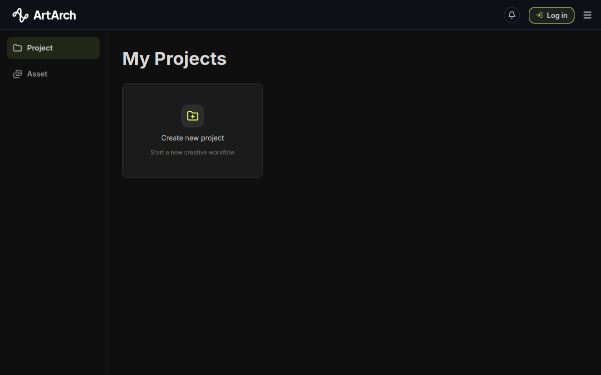 ArtArch Studio | AI Creative Community 网站预览