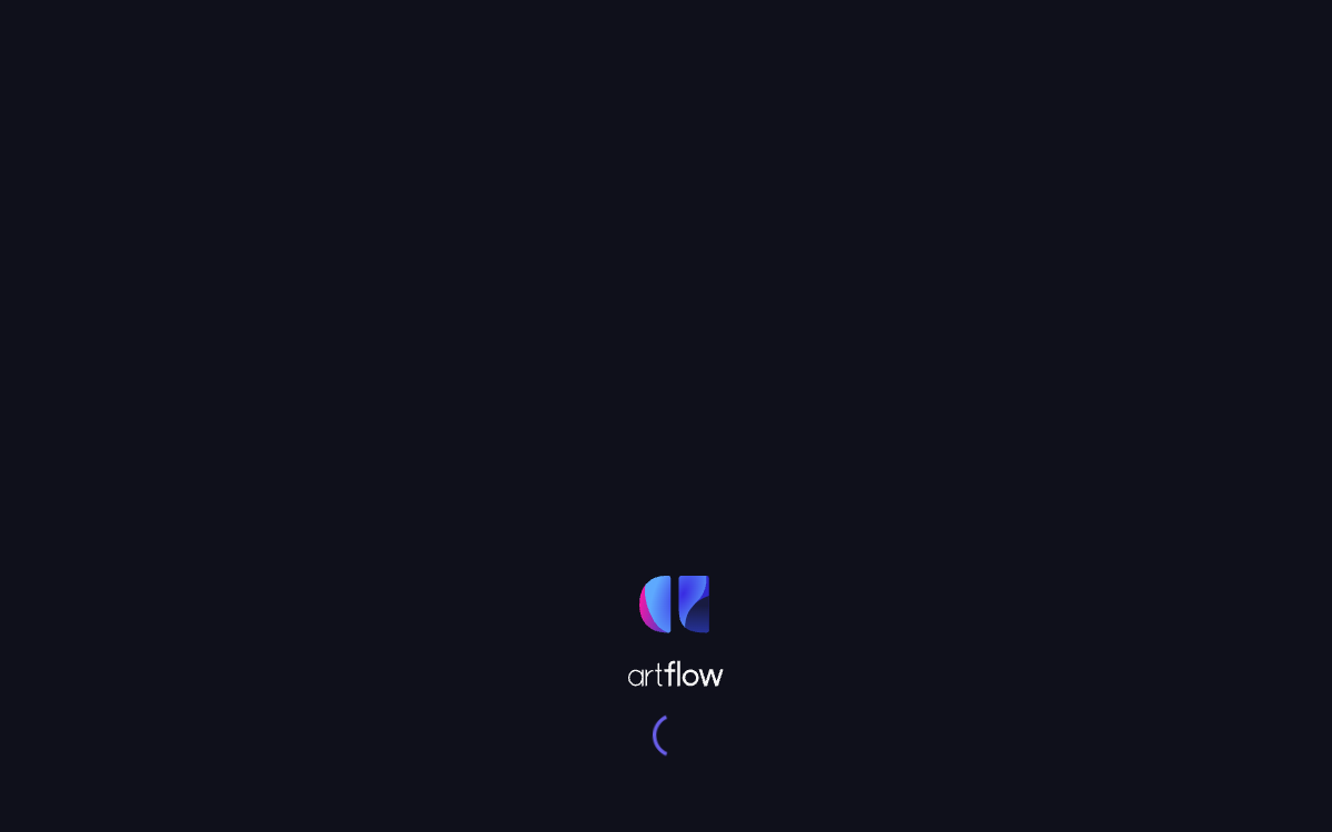 Artflow ai website screenshot