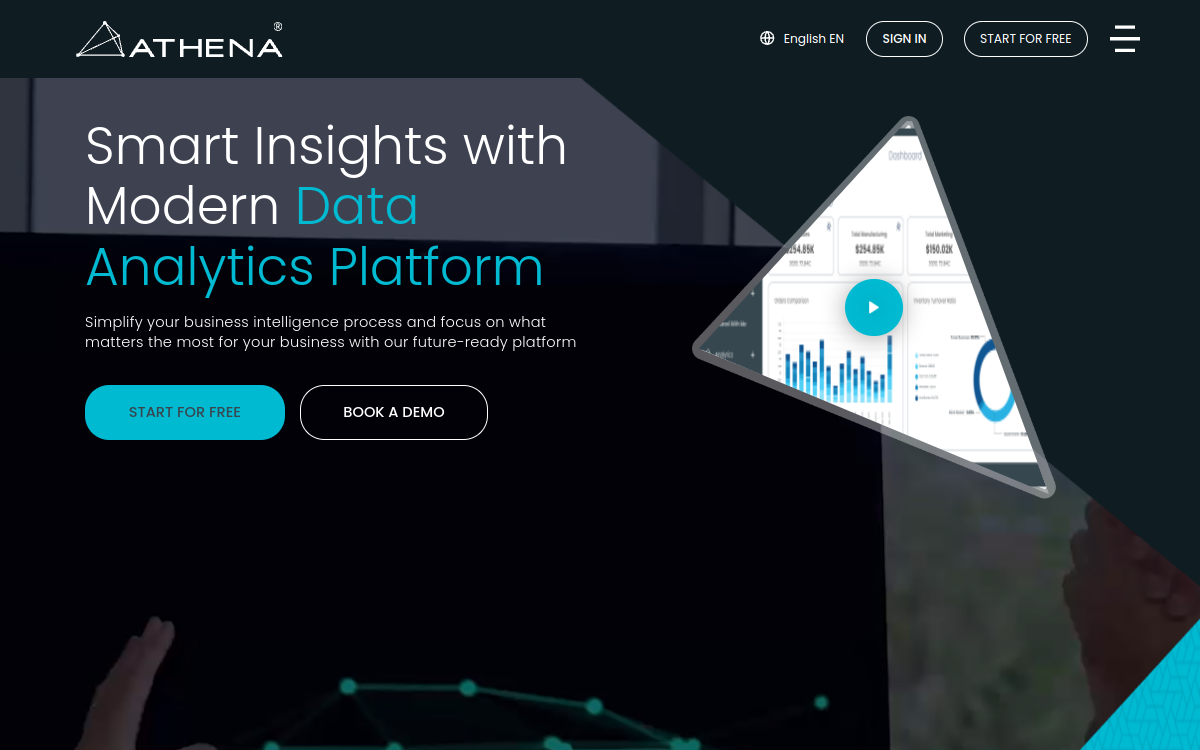 Athena Global website screenshot