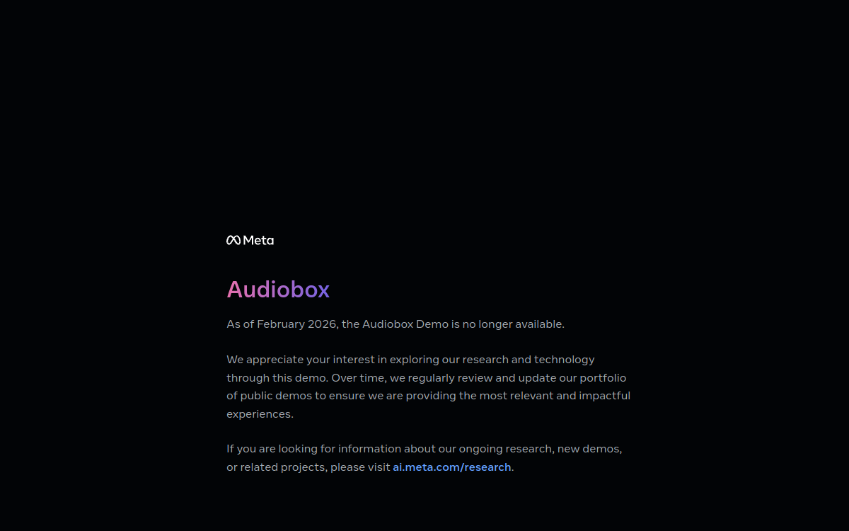Audiobox 网站预览
