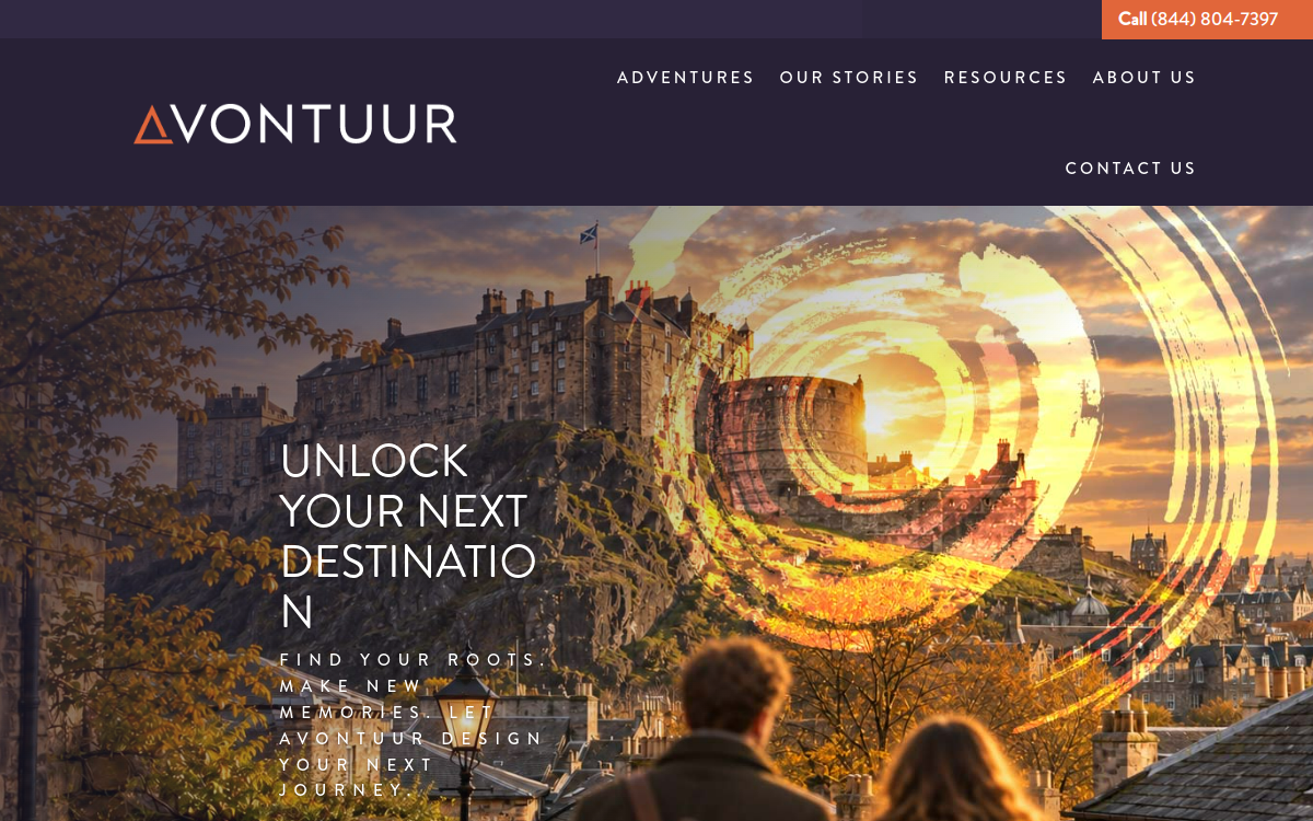 Avontuur desktop homepage cover