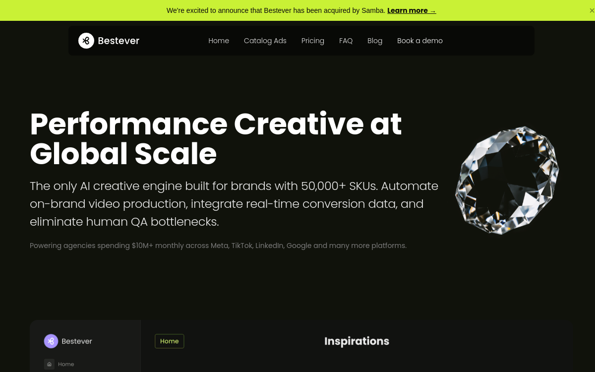Bestever website screenshot