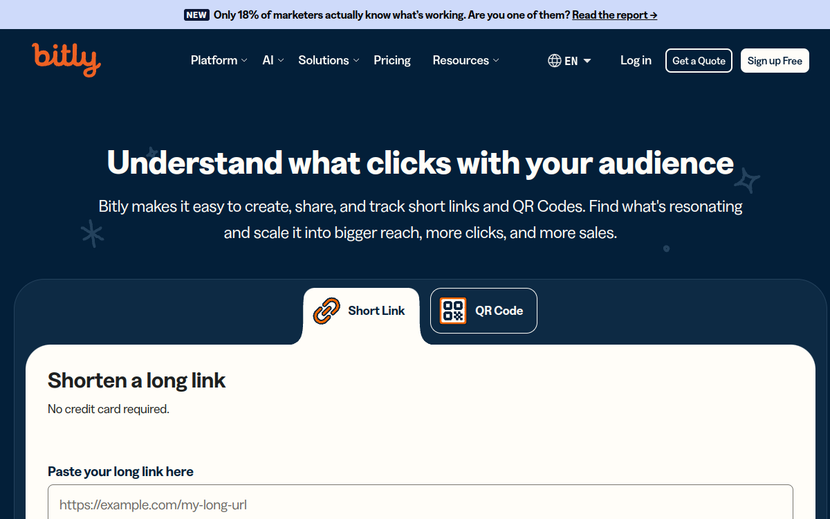 Bitly 网站预览