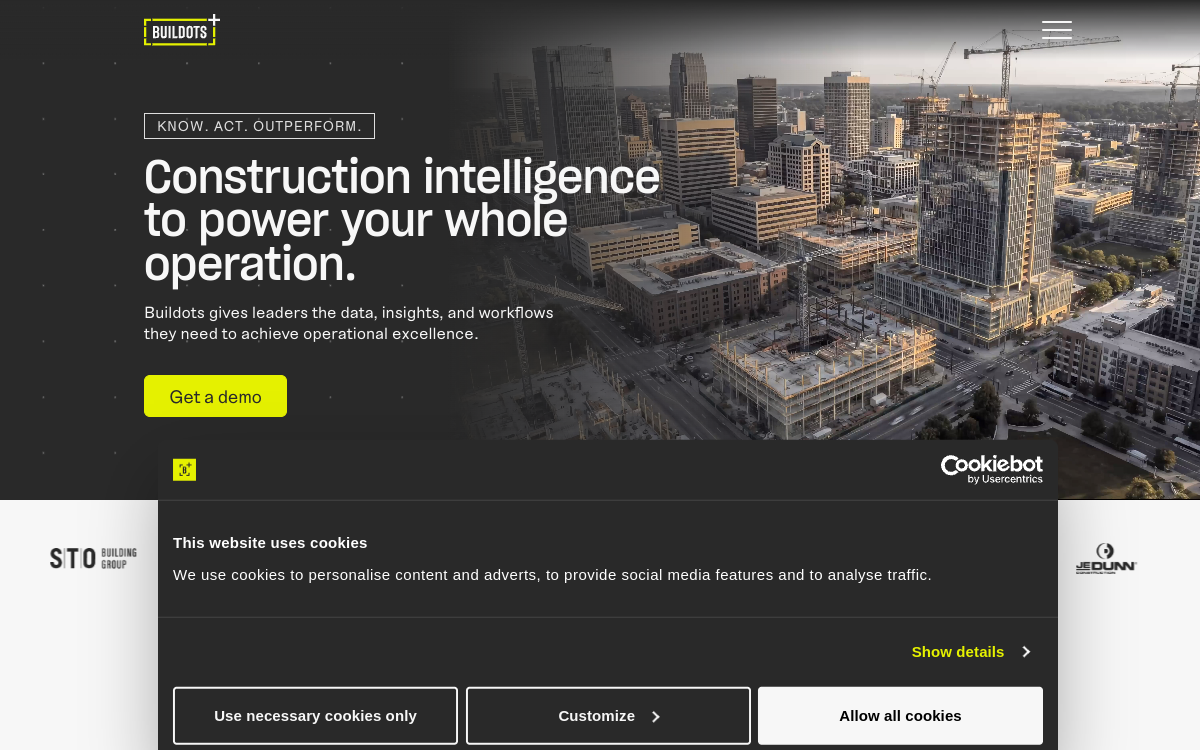 Buildots website screenshot