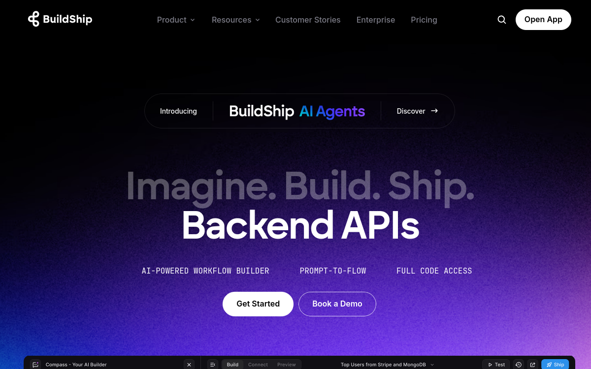 BuildShip website screenshot