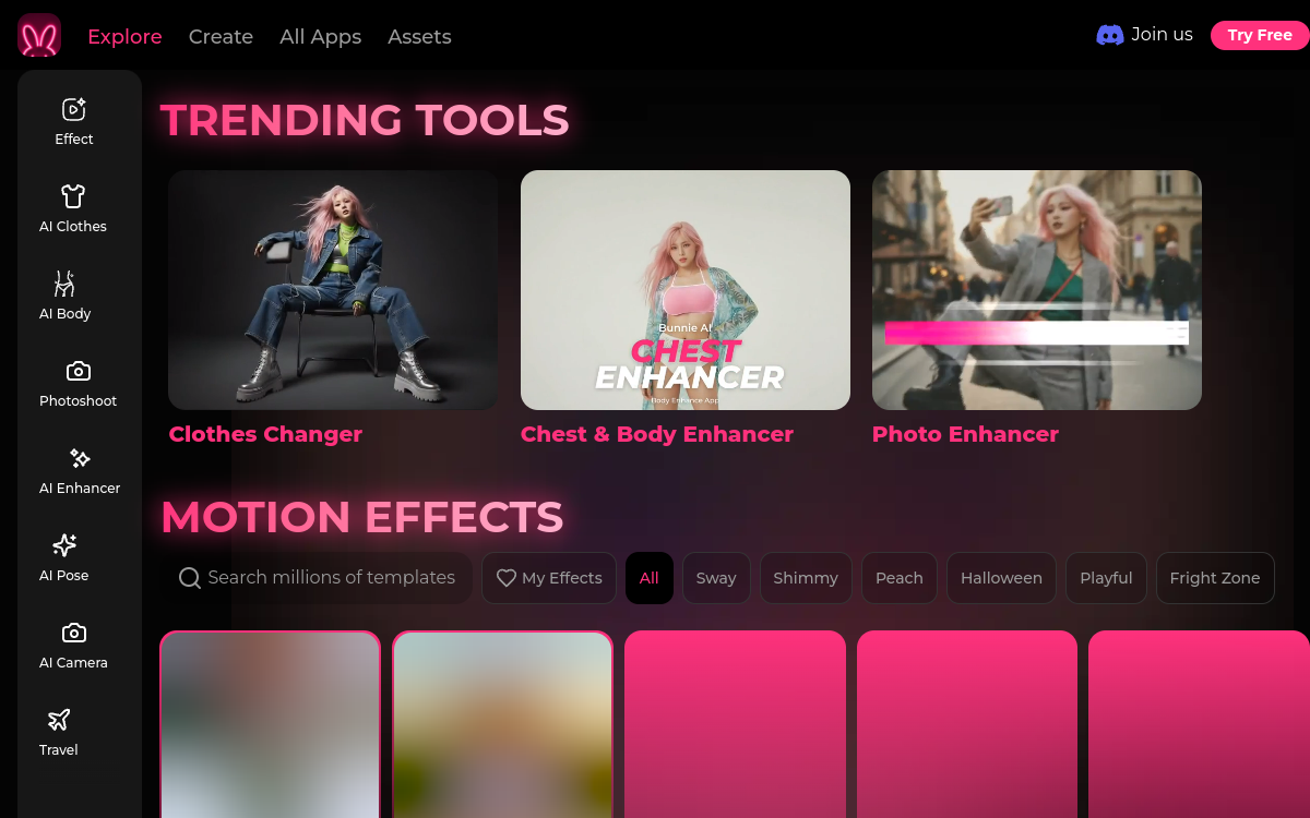 Bunnie AI screenshot