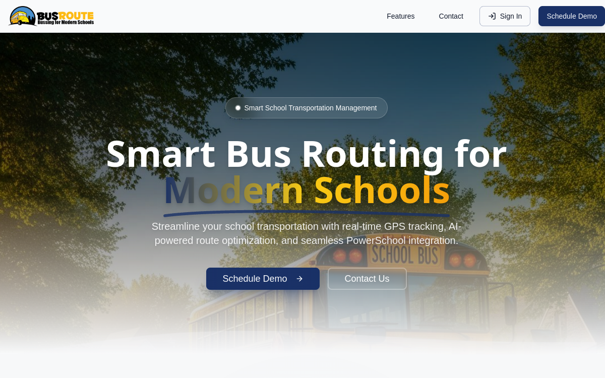 BusRoute Manager preview