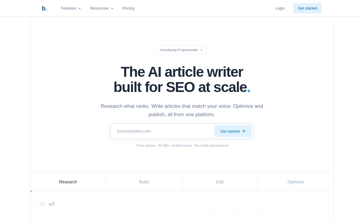 Byword AI website screenshot