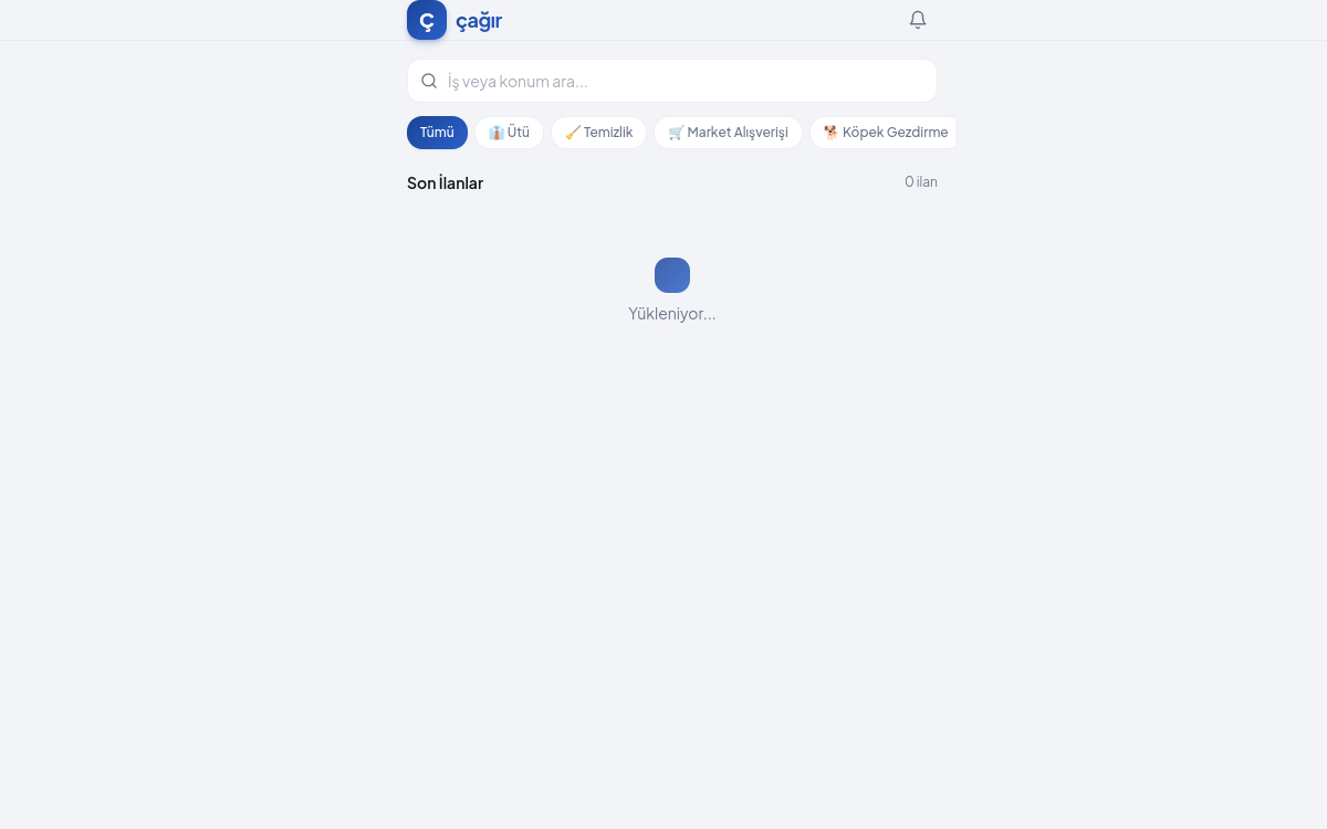 Çağır — project screenshot