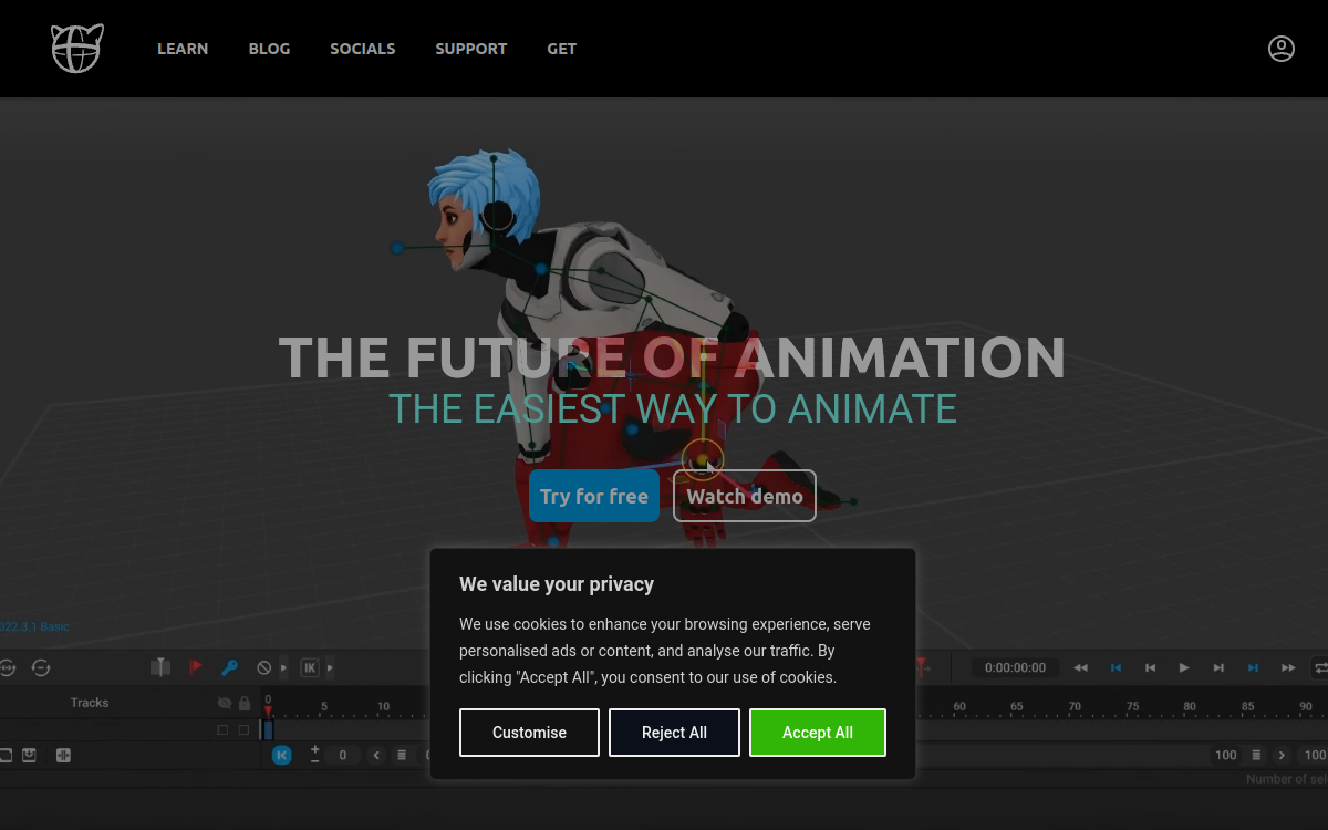Cascadeur screenshot