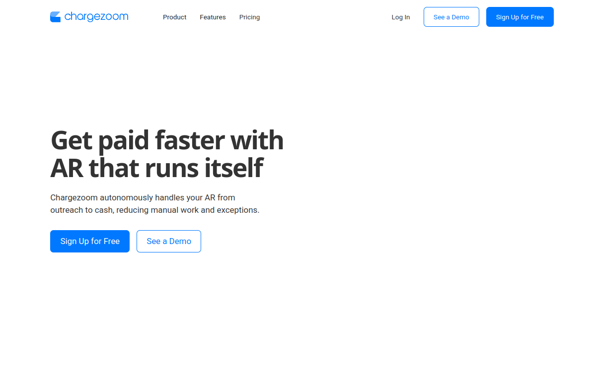 chargezoom.com website screenshot
