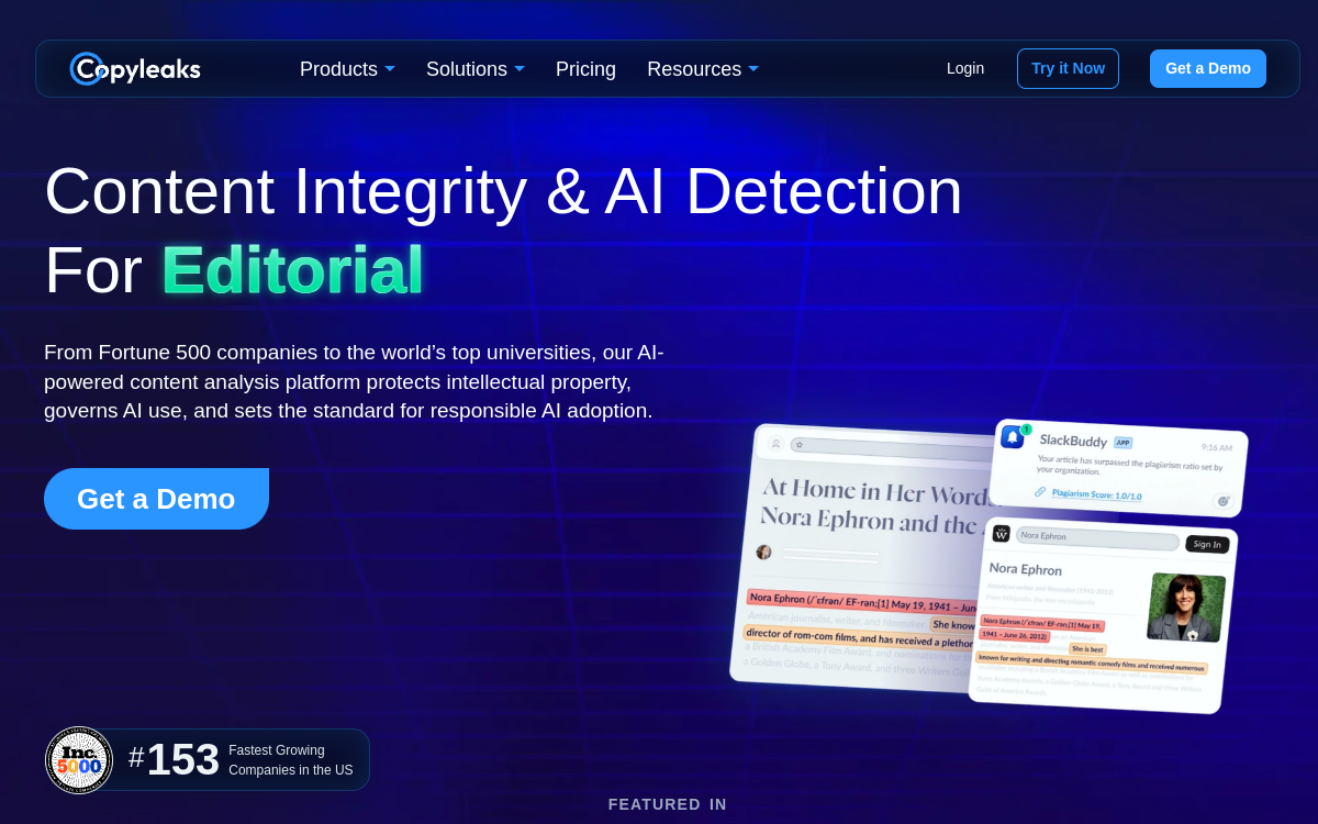 Copyleaks screenshot