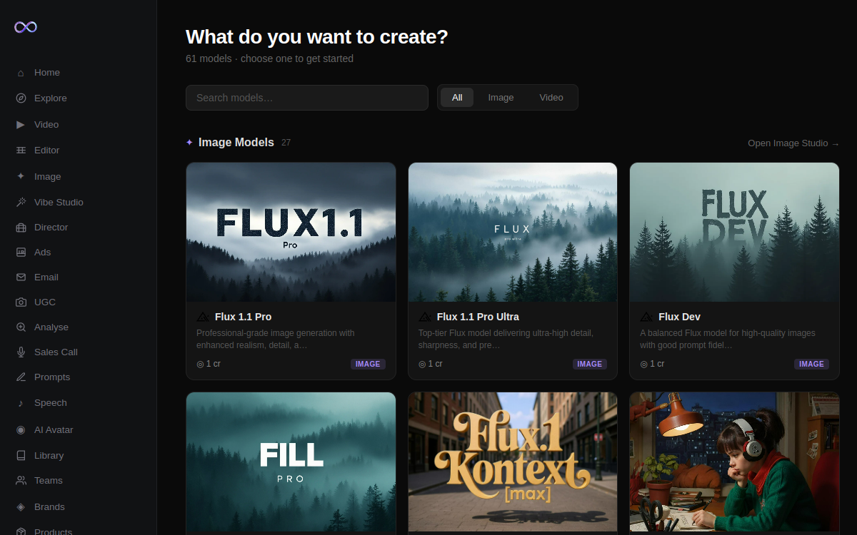 Screenshot of CR8OR AI website